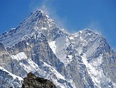 
Lhotse West Face, Lhotse South Face, Lhotse Shar Close Up From Kongma La (5535m).
